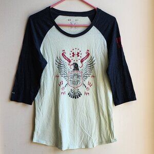 Under Armour "Support The Troops" Graphic Jersey Size Large